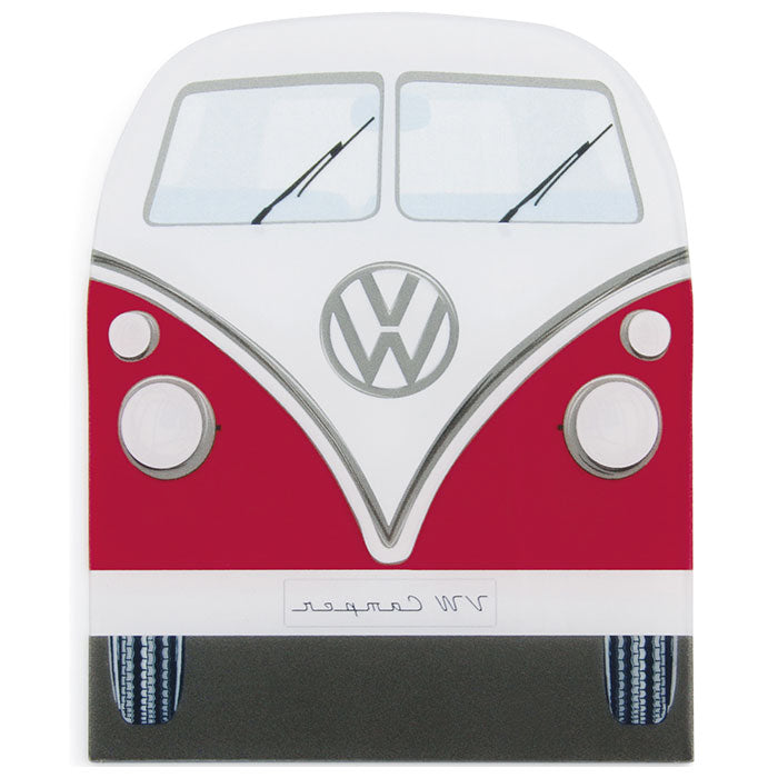 Isskraber med VW T1 Bus-design - retro bilisskraber, rød/hvid/grå - vw-collect