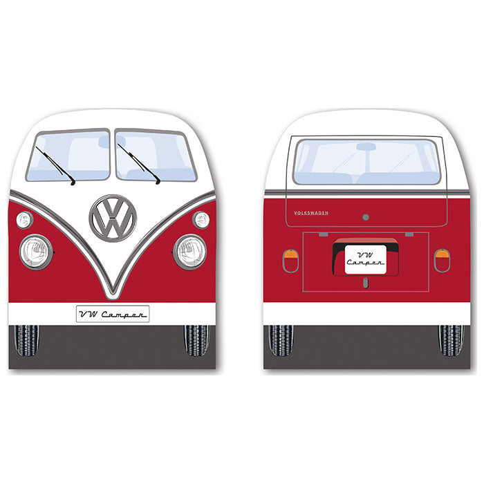 Isskraber med VW T1 Bus-design - retro bilisskraber, rød/hvid/grå - vw-collect