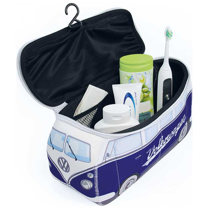 Toilettaske - blå - vw-collect