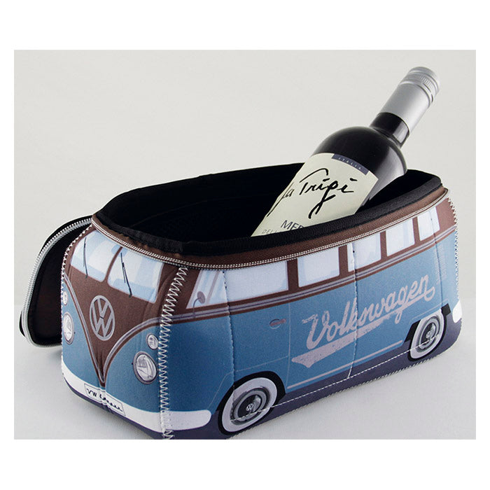 Toilettaske - blå, brun - vw-collect (brun)