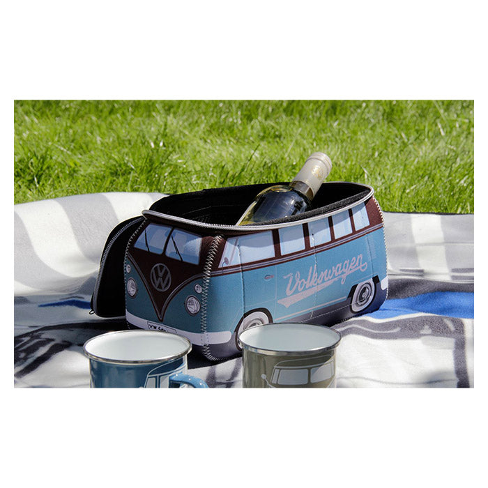 Toilettaske - blå, brun - vw-collect (brun)