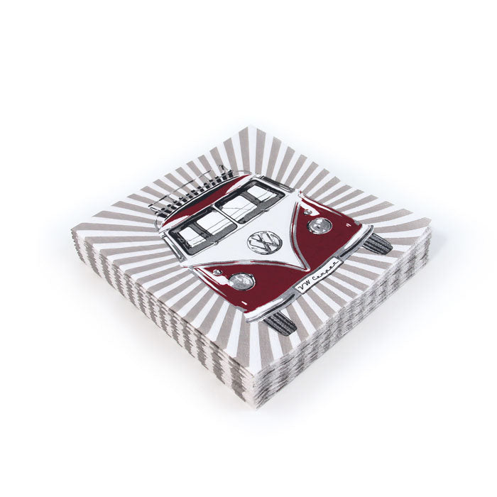 Servietter - VW bus t1 "stripes" - vw-collect