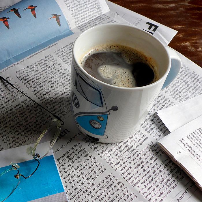 Krus - VW T1 bus "classic", blå - vw-collect