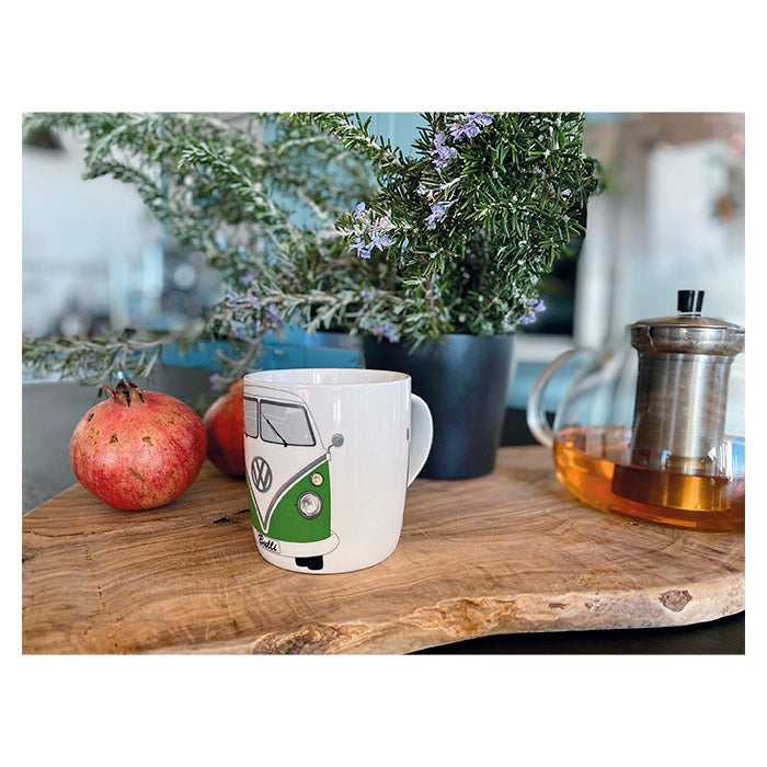 Krus - VW T1 bus "classic", grøn - vw-collect