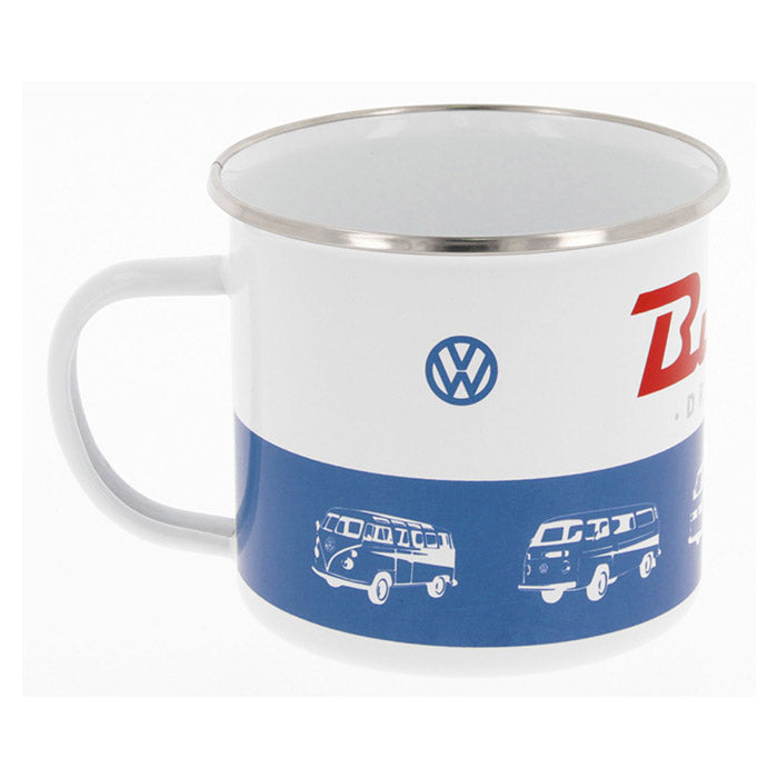 Emaljekrus - VW T1 bus "BULLI DRIVER" 500ml - vw-collect
