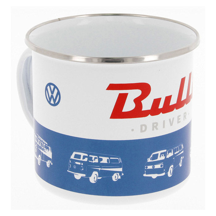 Emaljekrus - VW T1 bus "BULLI DRIVER" 500ml - vw-collect