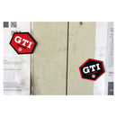VW GTI gummimagnet, flerfarvet, 2 stk.