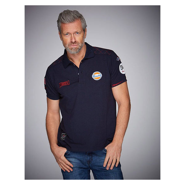 Gulf Delaney polo-shirt Navy blå L