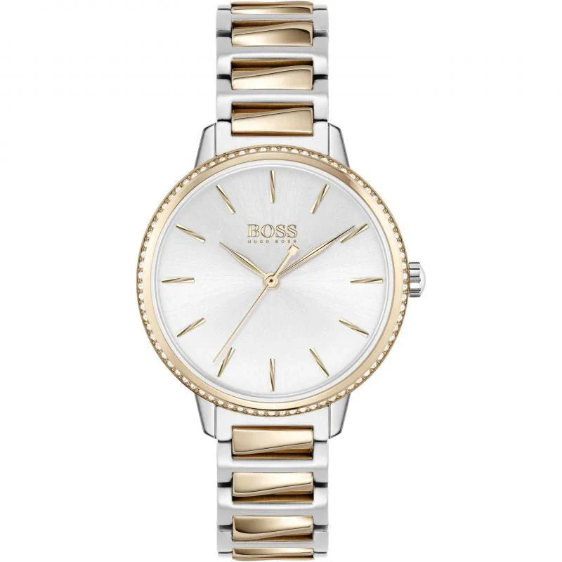 Hugo Boss dameur 1502567 Signature tofarvet rustfrit stål