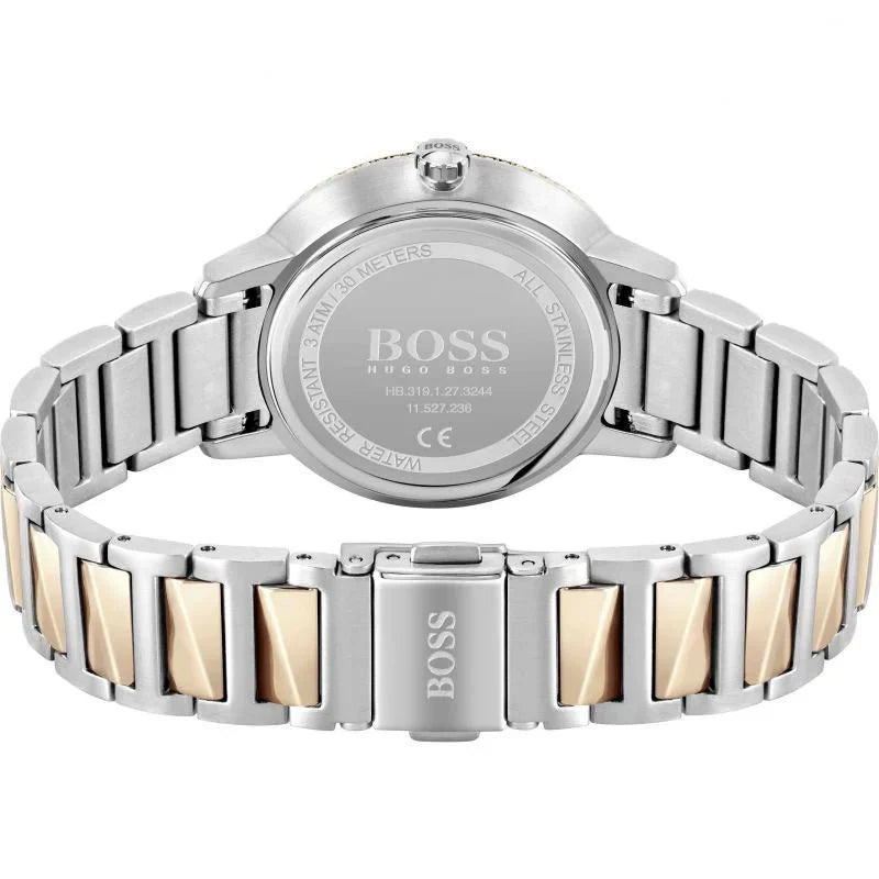 Hugo Boss dameur 1502567 Signature tofarvet rustfrit stål
