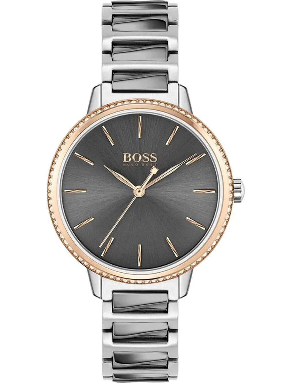 Hugo Boss dameur 1502569 Signature tofarvet rustfrit stål