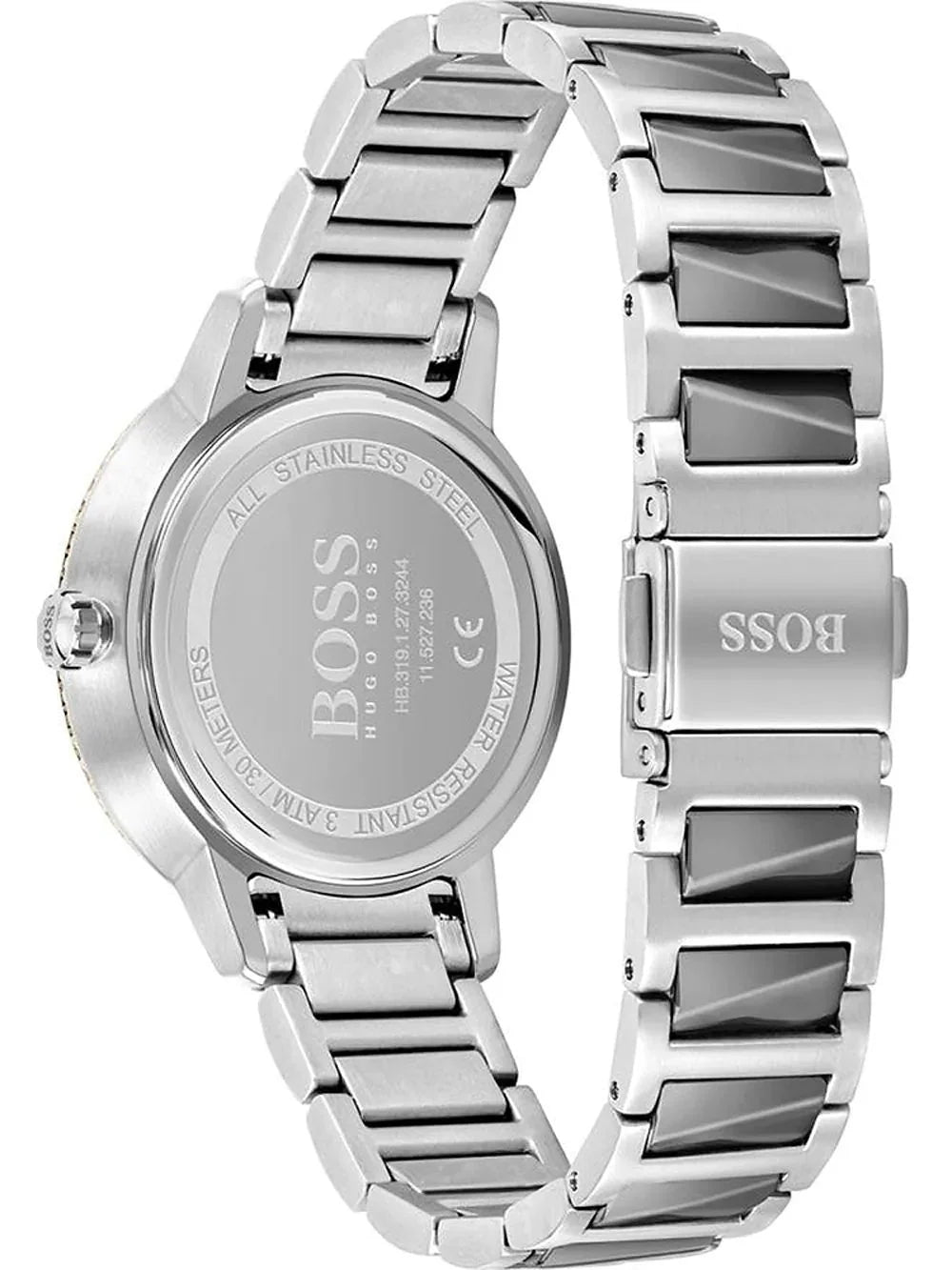 Hugo Boss dameur 1502569 Signature tofarvet rustfrit stål