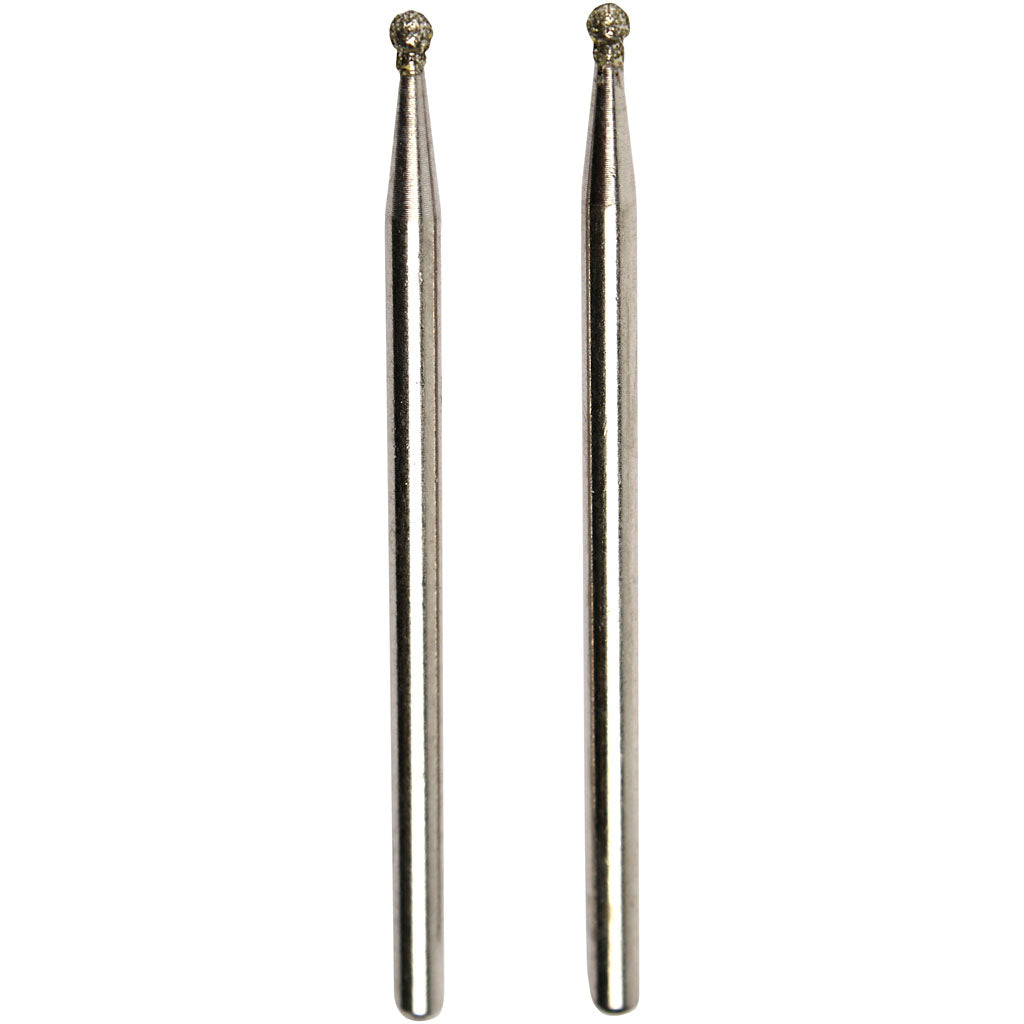 Diamantstift 1,8 mm - 2 stk. til gravørmaskine