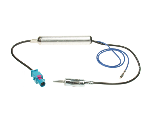 Antenneadapter med forstærker (FAKRA, aktiv phantom power) til Audi/Citroën/Seat/Skoda/VW - acv