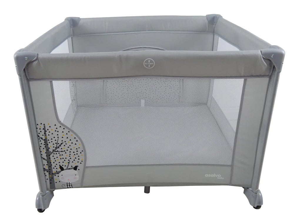 Kravlegård Nordic 99 X 99 Cm Foldbar – Grå – Asalvo