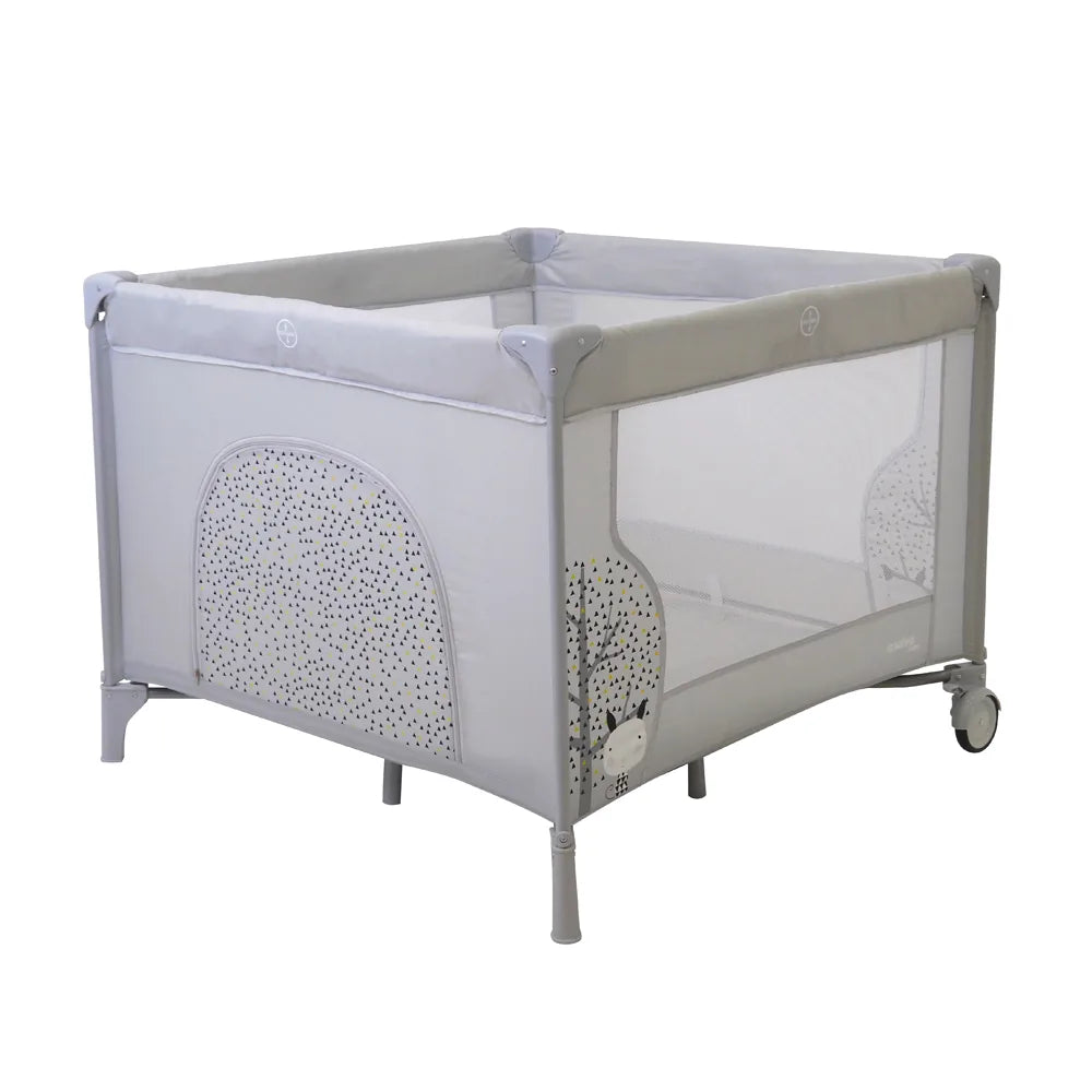 Kravlegård Nordic 99 X 99 Cm Foldbar – Grå – Asalvo