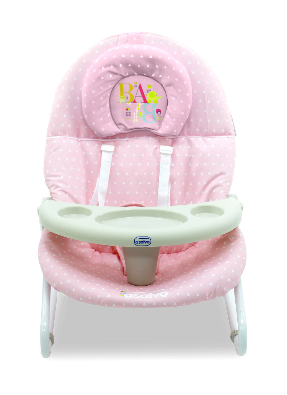 Baby Skråstol Swing 3 I 1 – Pink – Asalvo