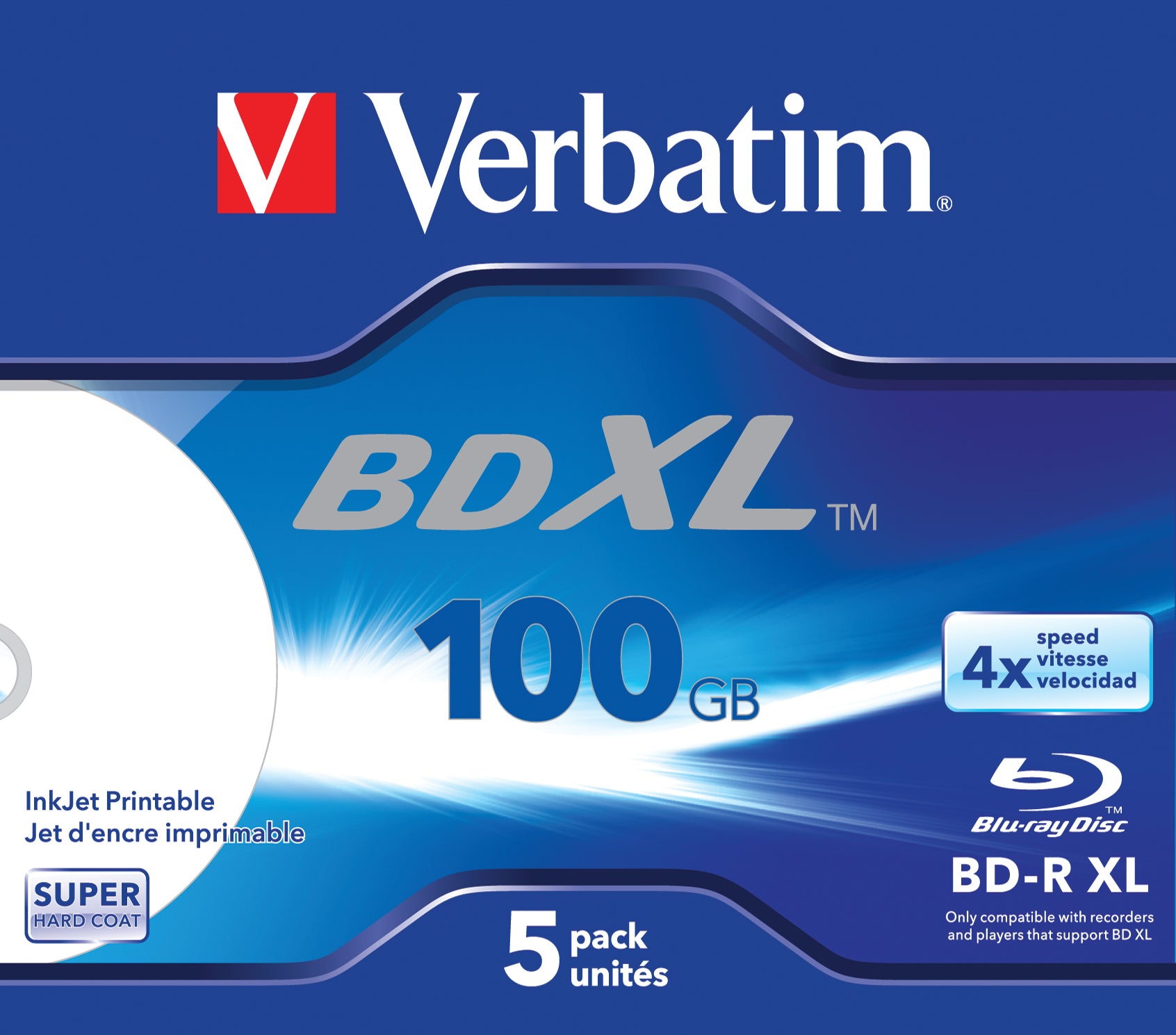 Verbatim 5x BD-R XL 100GB