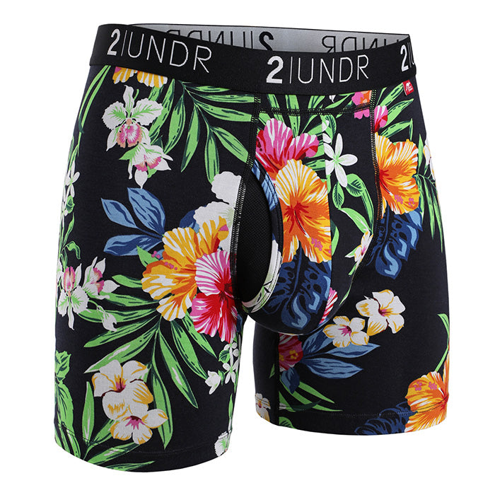 Boxershorts Swing Shift blomstret, str. S - 2UNDR