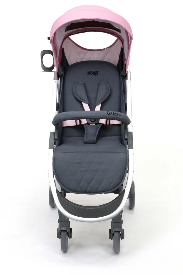 Klapvogn Cotton Justerbar – Rosa – Asalvo