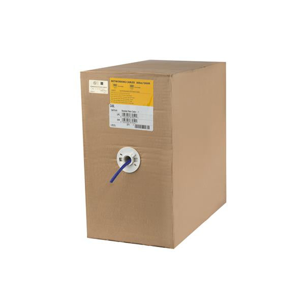 StarTech.com 1000 ft Bulk Cat6  Cable - Stranded - CM-Rated for In-Wall Use - Cat 6 UTP Patch Cable - Blue (WIRC6PATBLRL) CAT 6 Ikke afskærmet parsnoet (UTP) 305m Bulkkabel Blå