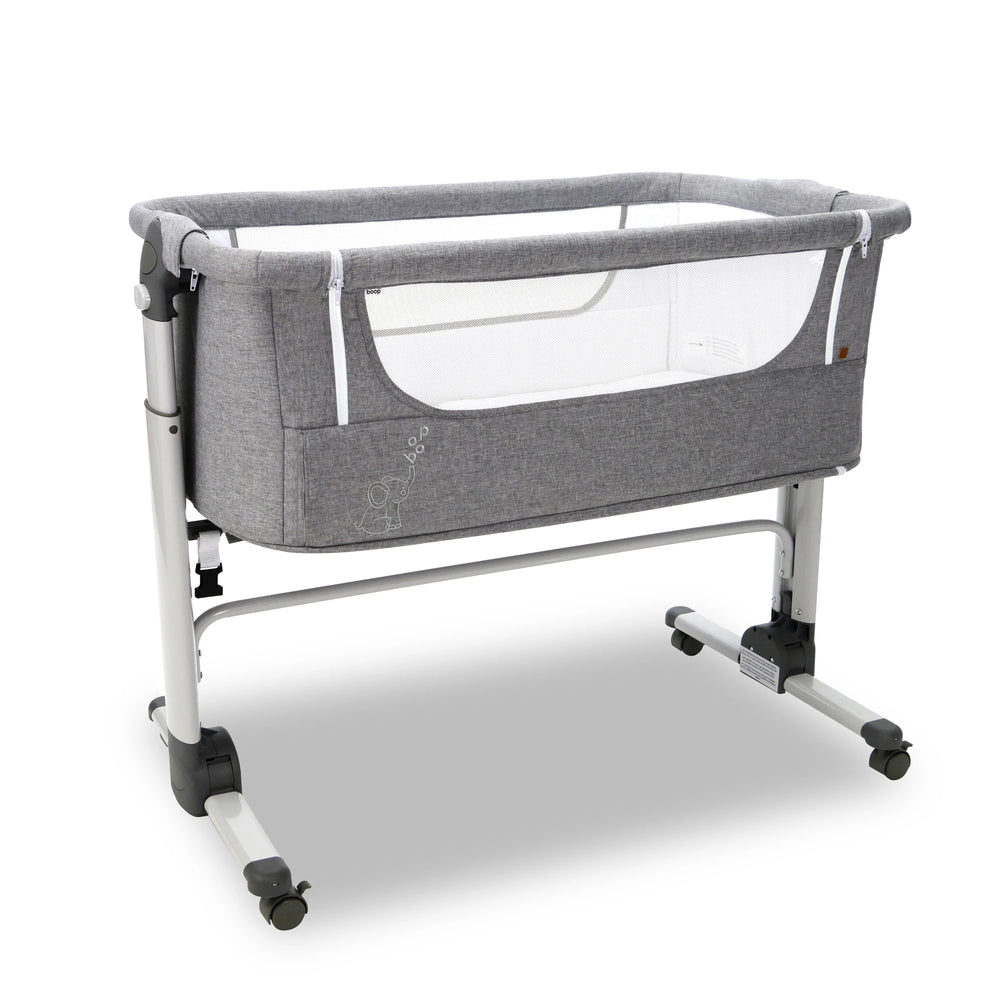 Bed Side Crib Fold Kompakt – Grå – Asalvo