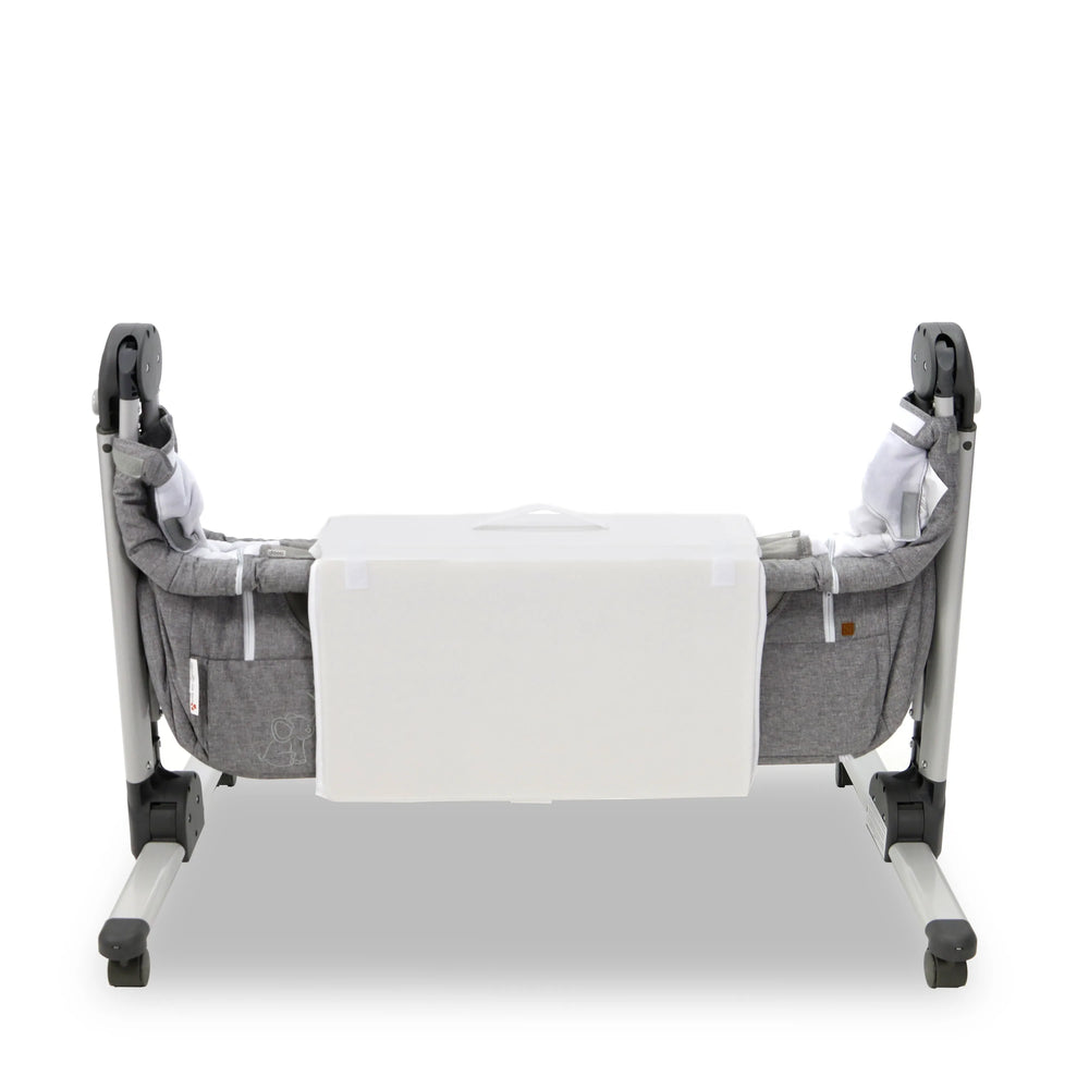 Bed Side Crib Fold Kompakt – Grå – Asalvo
