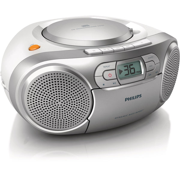 Philips AZ127 Boombox Sølv