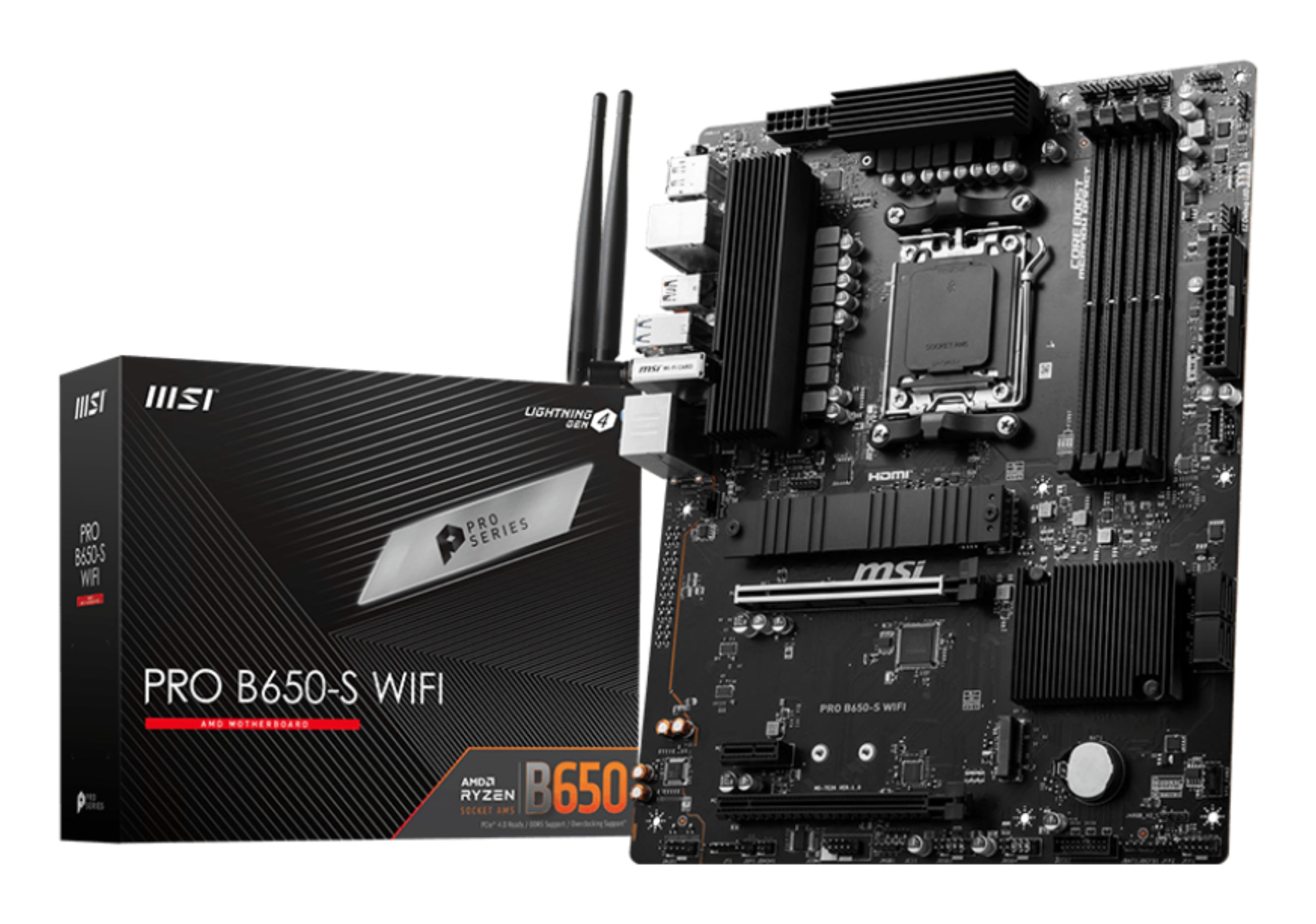 MSI PRO B650-S WIFI ATX Socket AM5 AMD B650