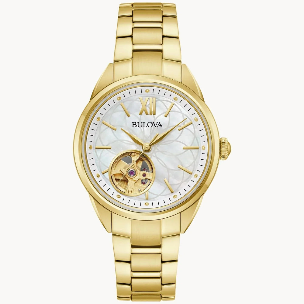 Bulova Classic Sutton Automatic guld herreur 97l172