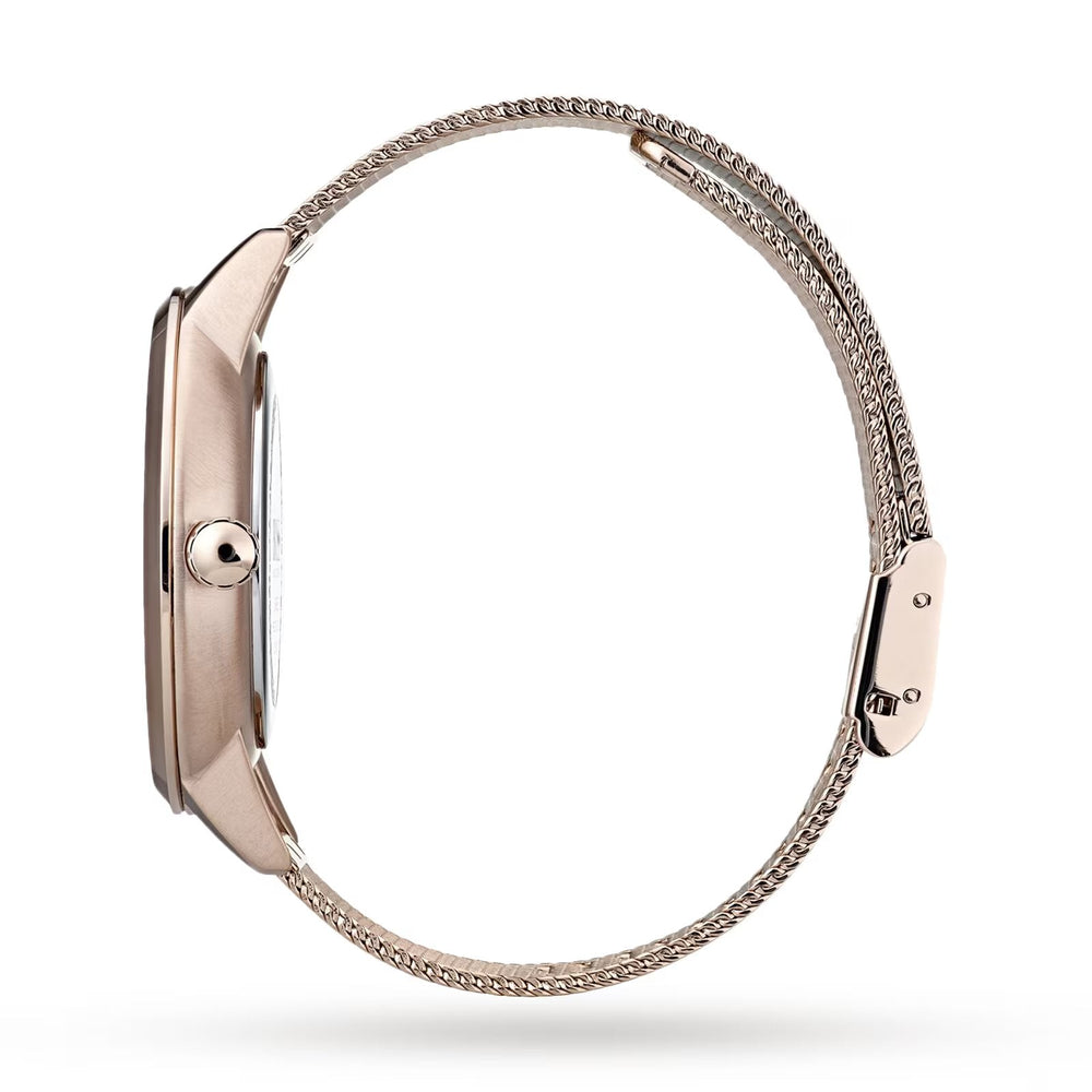 Hugo Boss dameur 1502424 Symphony guldfarvet meshlænke lænke