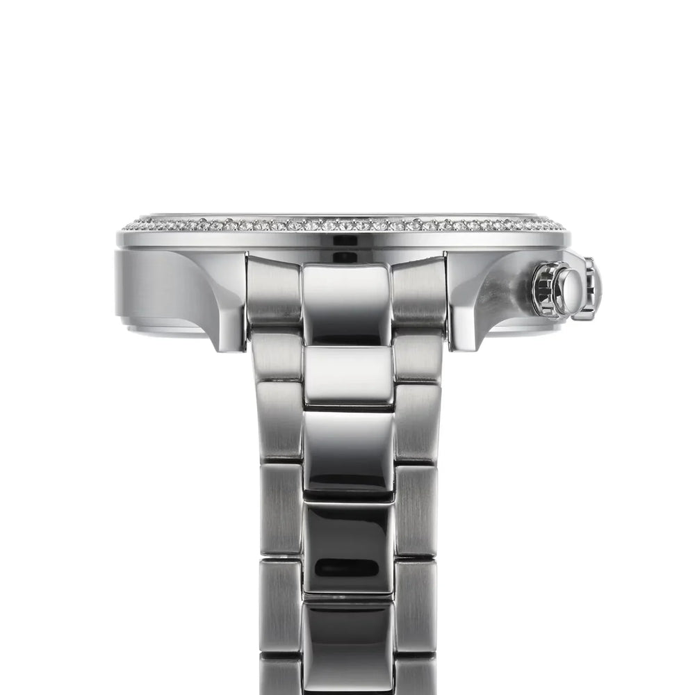 Hugo Boss Womens 1502565 Pandora Silver Tone Stainless Steel Watch With Rose Gold Dial