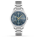 Hugo Boss dameur 1502583 Grand Course rustfrit stål blå skive