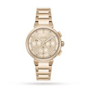 Hugo Boss Womens 1502592 Pandora Gold Tone Stainless Steel Watch With Black Dial