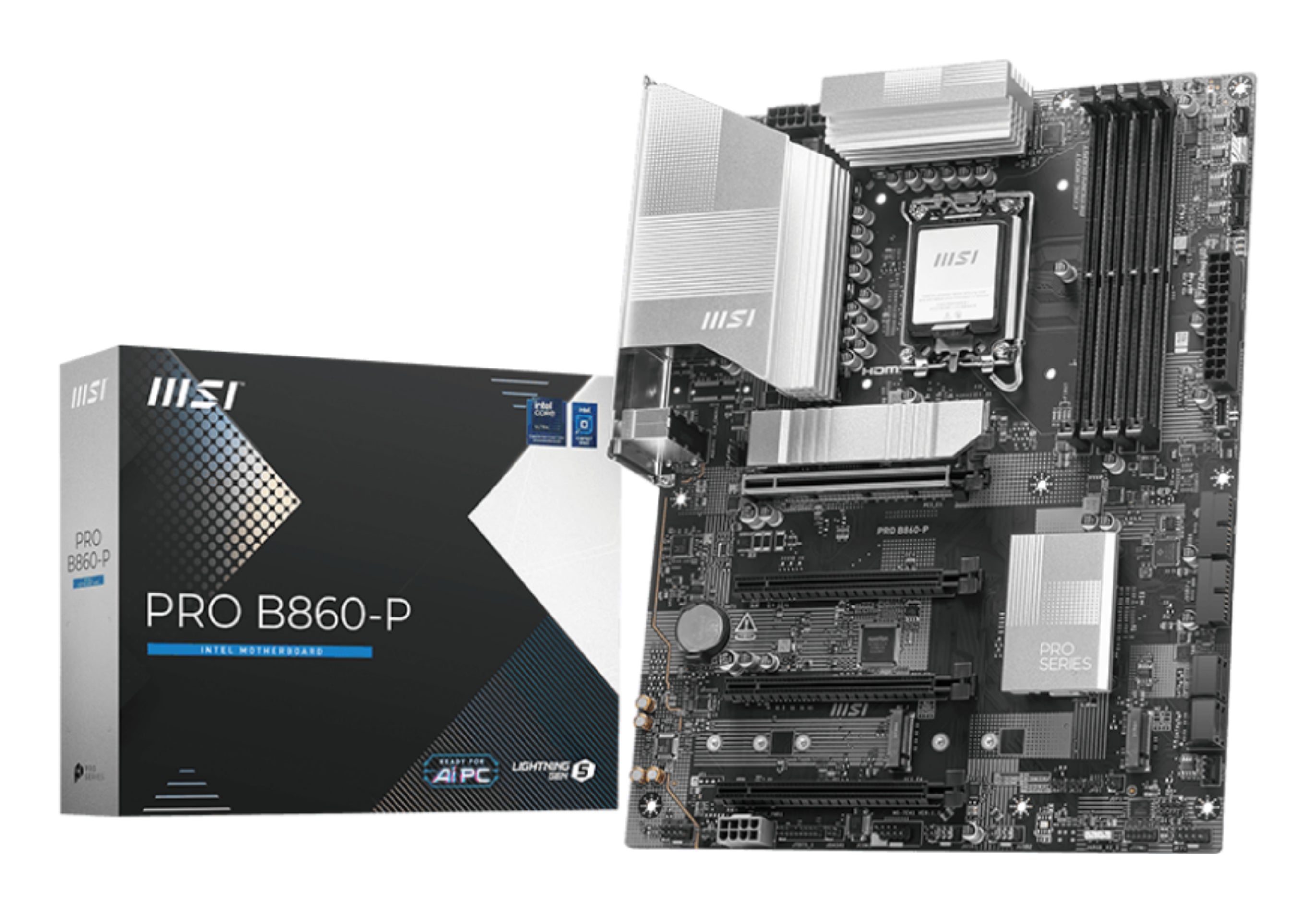 MSI PRO B860-P ATX LGA1851 sokkel Intel B860