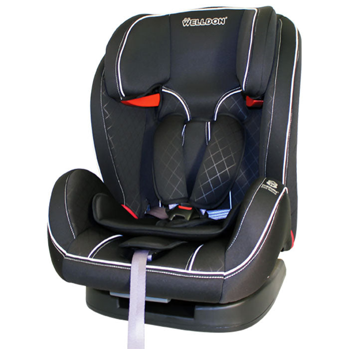 Justerbar autostol 9-36 kg (gr.1/2/3) med memory foam & 5-punktssele - Welldon