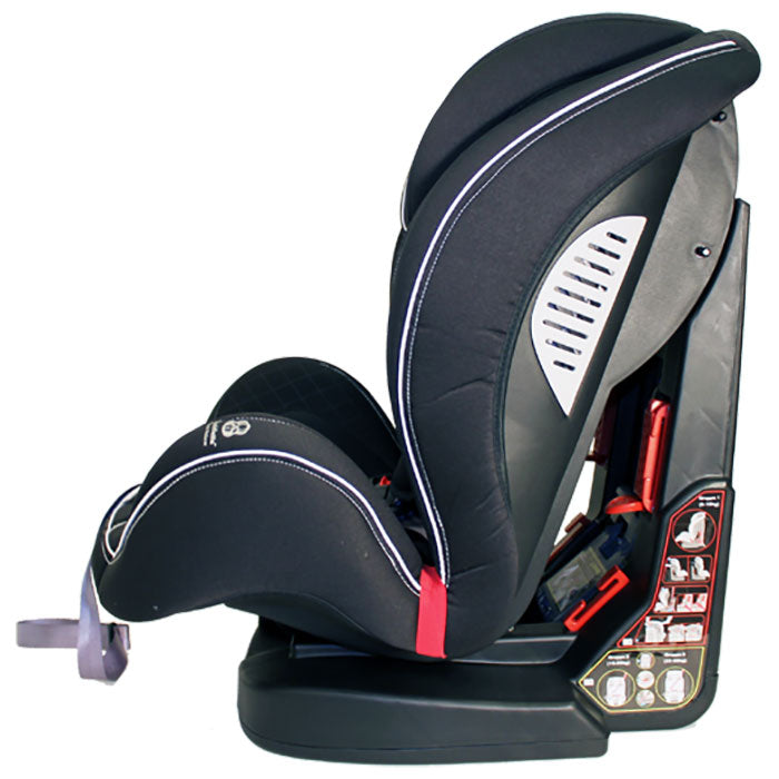 Justerbar autostol 9-36 kg (gr.1/2/3) med memory foam & 5-punktssele - Welldon