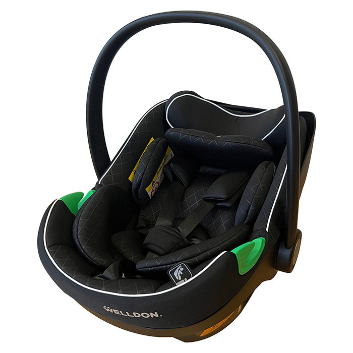 i-Size autostol bagudvendt 0+ (40-87 cm) med ISOFIX-base, justerbar nakkestøtte - Welldon