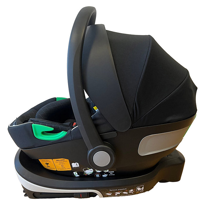 i-Size autostol bagudvendt 0+ (40-87 cm) med ISOFIX-base, justerbar nakkestøtte - Welldon