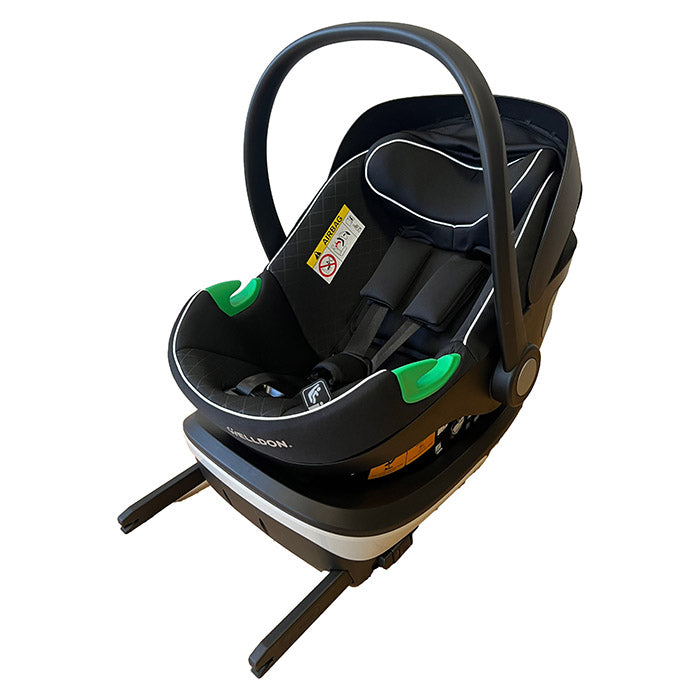 i-Size autostol bagudvendt 0+ (40-87 cm) med ISOFIX-base, justerbar nakkestøtte - Welldon