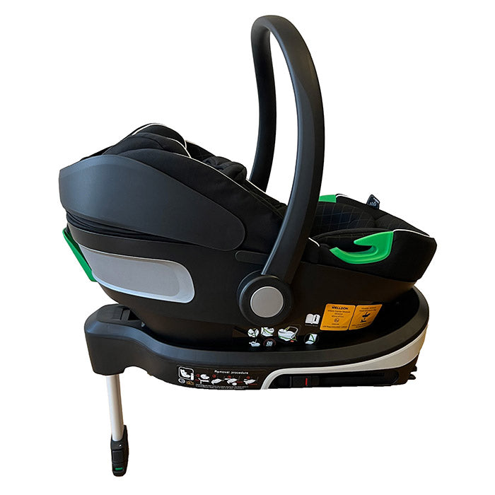 i-Size autostol bagudvendt 0+ (40-87 cm) med ISOFIX-base, justerbar nakkestøtte - Welldon