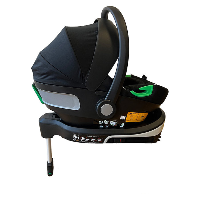 i-Size autostol bagudvendt 0+ (40-87 cm) med ISOFIX-base, justerbar nakkestøtte - Welldon