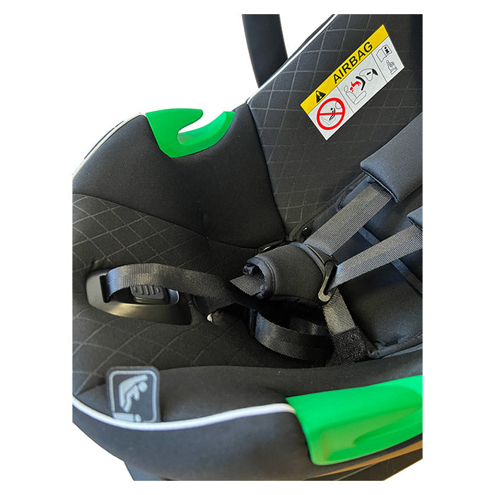 i-Size autostol bagudvendt 0+ (40-87 cm) med ISOFIX-base, justerbar nakkestøtte - Welldon