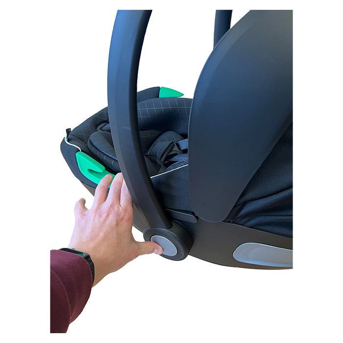 i-Size autostol bagudvendt 0+ (40-87 cm) med ISOFIX-base, justerbar nakkestøtte - Welldon