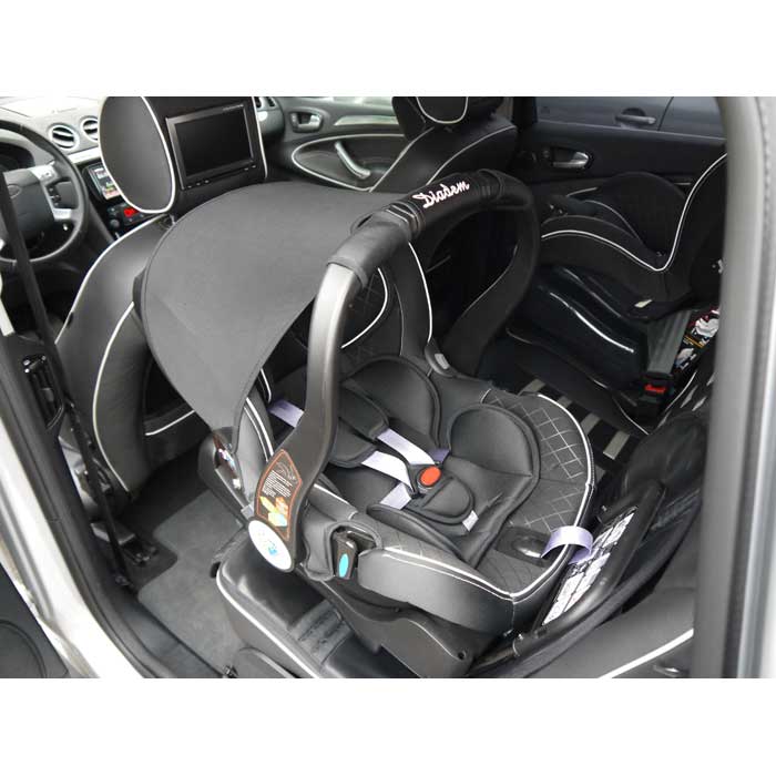 Babystol bagudvendt 0-13 kg med ISOFIX & memory foam - Welldon