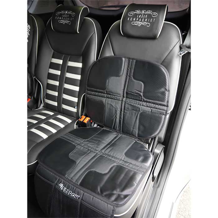 Sædebeskytter til bilstol med lomme og antiskrid - Welldon