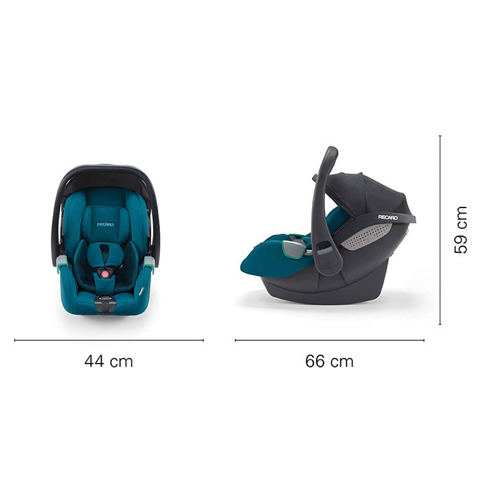 Autostol til baby 0-15 mdr Avan Fibre Black - Recaro