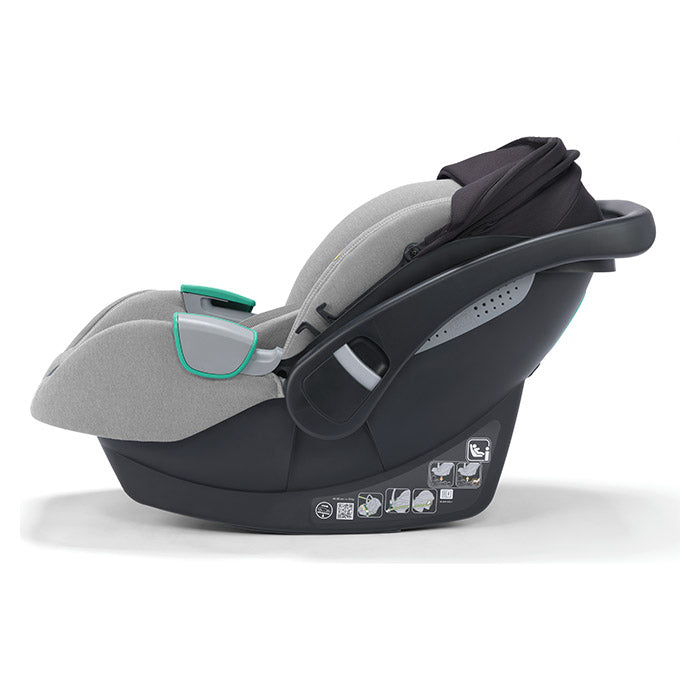 Autostol bagudvendt nyfødt - 15 mdr, let 4,8 kg, Avan Carbon Grey - Recaro