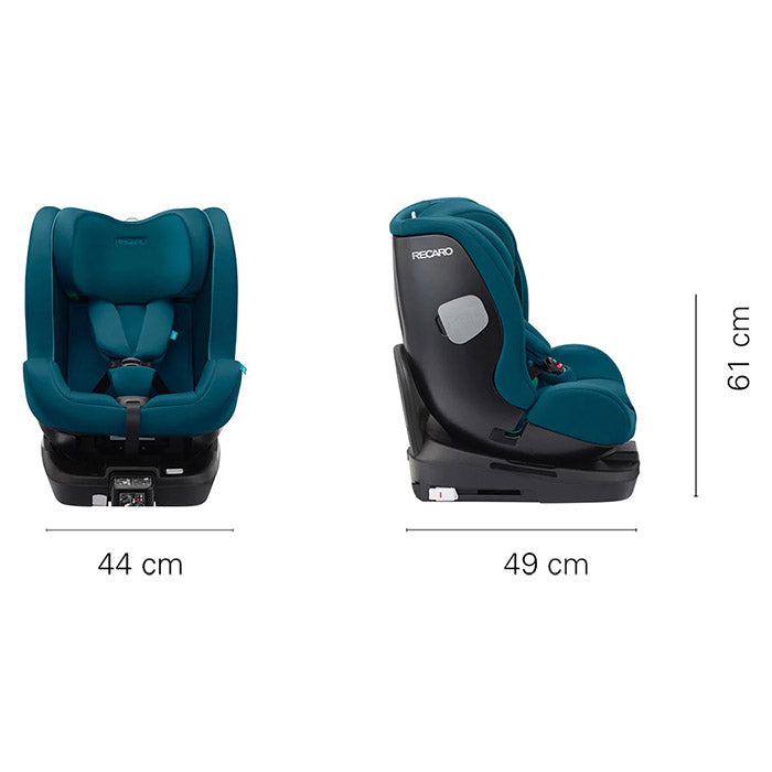 Autostol Salia 125 i-Size, 40 - 125 cm, roterbar 360° & Isofix - Recaro