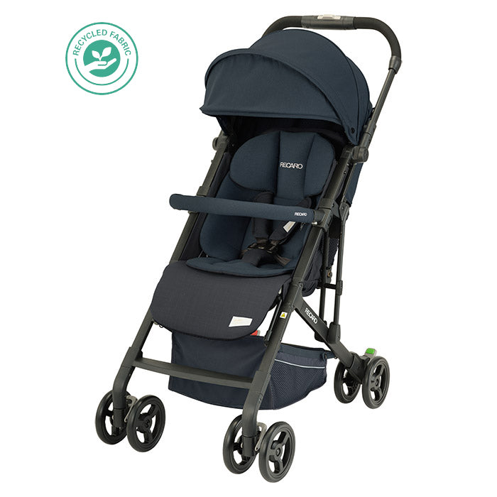Justerbar klapvogn til baby nyfødt - 3 år, foldbar én hånd, autostoladapter, UPF50 - Recaro